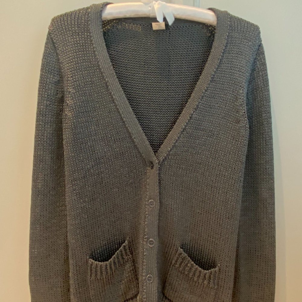 JCrew ChainNail Cardigan